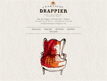 Tablet Screenshot of champagne-drappier.com